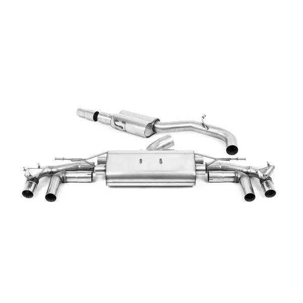 Échappement après filtre à particules Milltek SSXAU913 pour Audi S3 2.0TFSI Quattro Sportback 310PS & 333PS 8Y