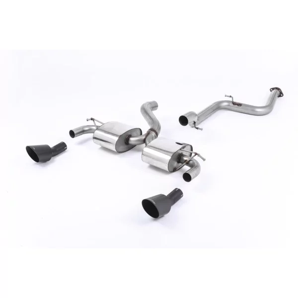 Milltek SSXFD165 cat-back exhaust for Ford Focus MK2 RS 2.5T 305PS, black tips