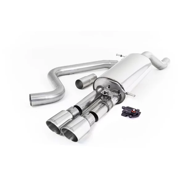 Milltek SSXFD347 cat-back exhaust for Ford Fiesta Mk8 & Mk8.5 ST 1.5 EcoBoost 200PS, polished GT-90 tips