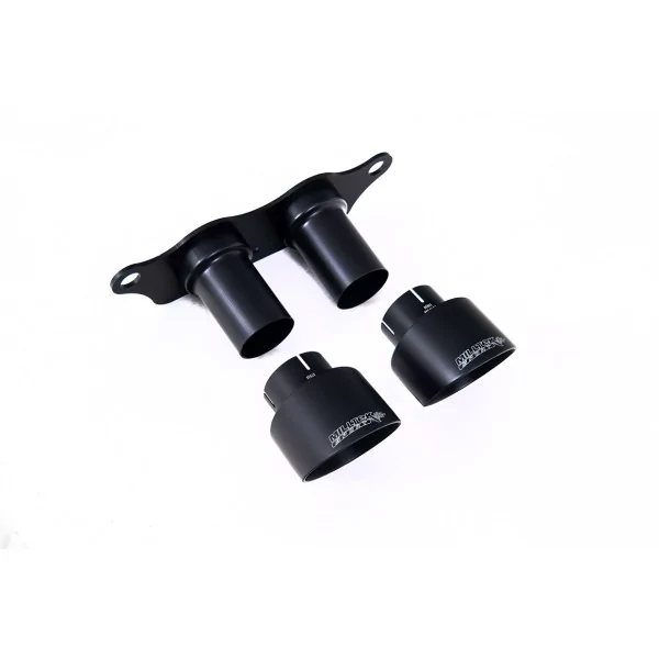 Milltek SSXPO132 exhaust tips for Porsche 991.2 GT3 & GT3 RS, black GT-100 tips