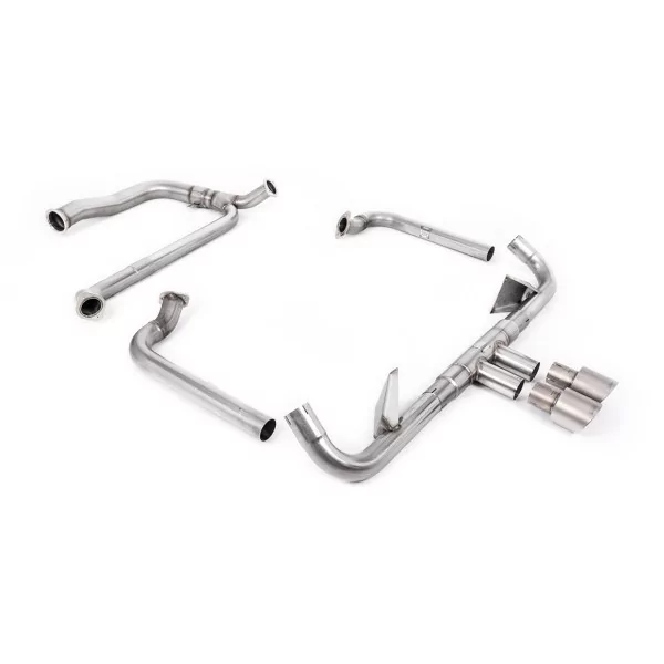 Milltek SSXPO146 full exhaust system for Porsche, titanium GT-100 tips