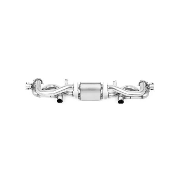 Échappement après filtre à particules Milltek SSXPO150 pour Porsche, embouts GT-115 polis