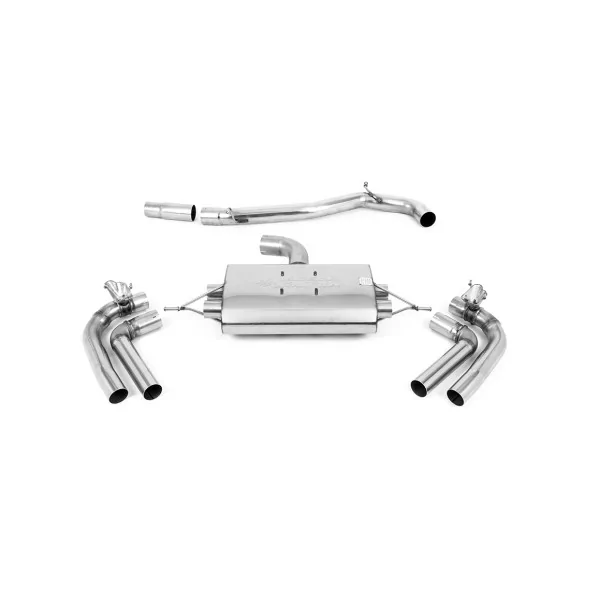 Milltek SSXSE256 particulate filter-back exhaust for Seat Cupra Formentor 2.0TFSI 4Drive 310PS & 333PS