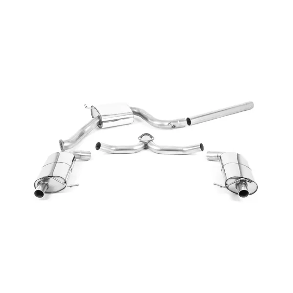 Milltek SSXSK27 cat-back exhaust for Skoda Octavia vRS 2.0 TSI 245PS Hatch & Estate
