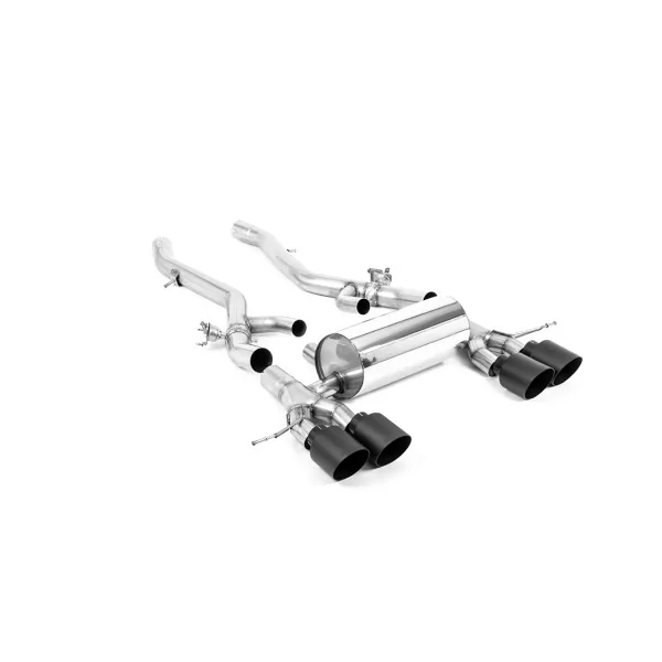 Milltek SSXBM1170 axle-back exhaust for BMW, black GT-115 tips