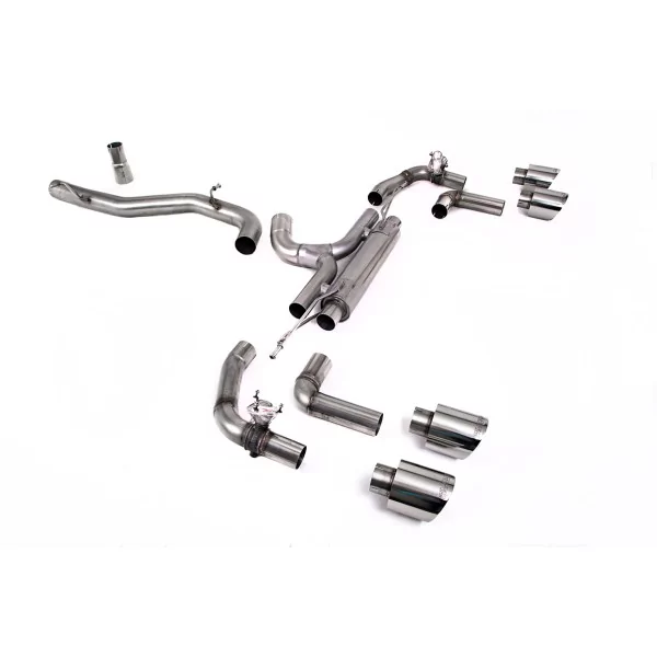 Milltek SSXVW667 for Volkswagen Golf, polished tips