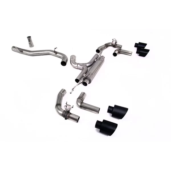 Milltek SSXVW668 para Volkswagen Golf, colas negras