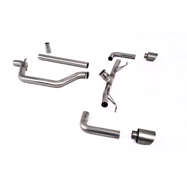 Milltek SSXVW680 for Volkswagen Golf, titanium GT-115 tips