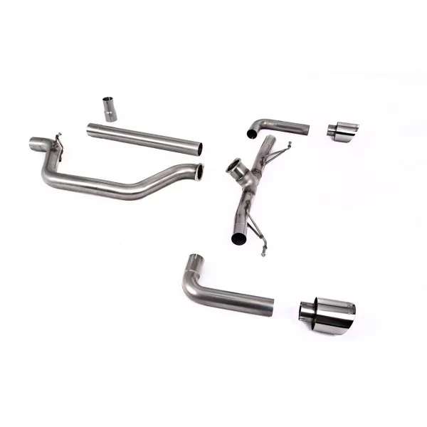 Milltek SSXVW678 for Volkswagen Golf, polished GT-115 tips