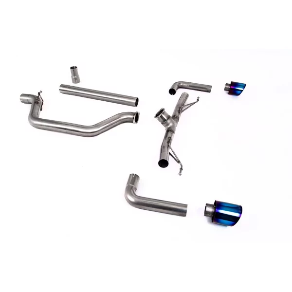 Milltek SSXVW681 for Volkswagen Golf, titanium GT-115 tips
