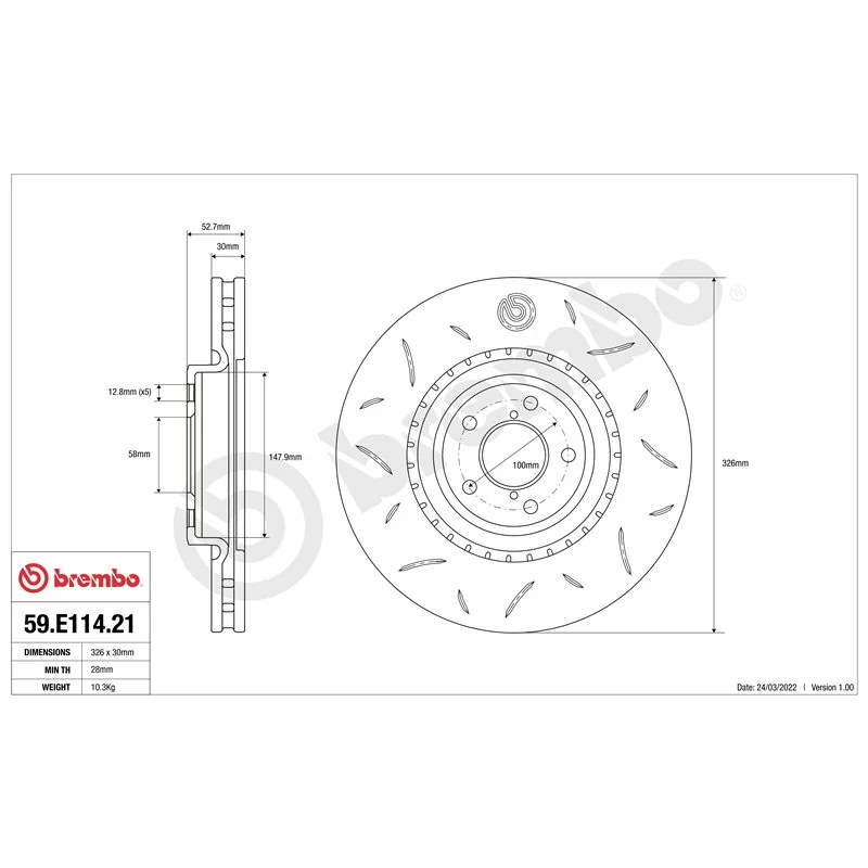 Brembo 59.E114.21 TY3