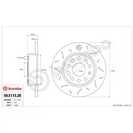 Brembo 59.E115.25 TY3