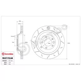 Brembo 59.E115.58 TY3