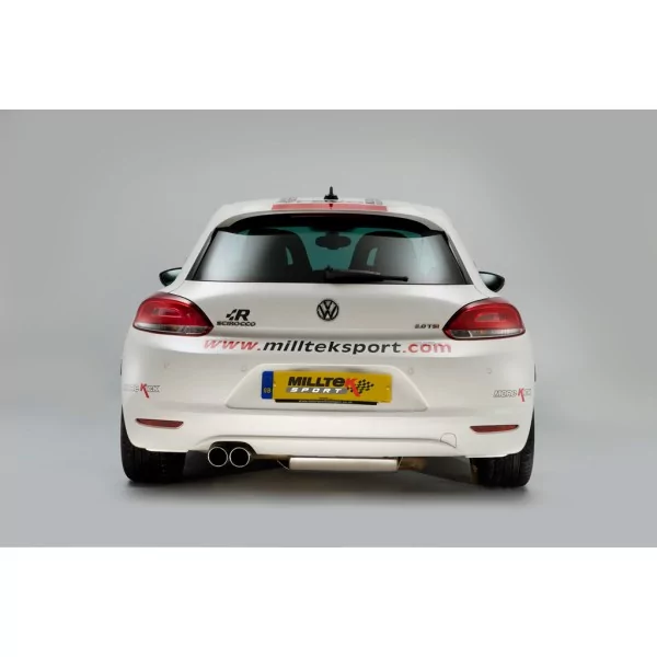 Milltek SSXVW105 cat-back exhaust for Volkswagen Scirocco GT 2.0 TSi 200PS