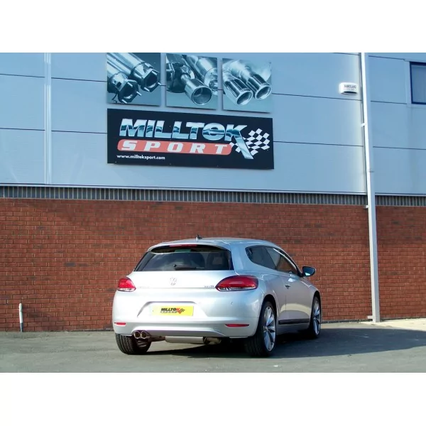 Milltek SSXVW105 cat-back exhaust for Volkswagen Scirocco GT 2.0 TSi 200PS - detail