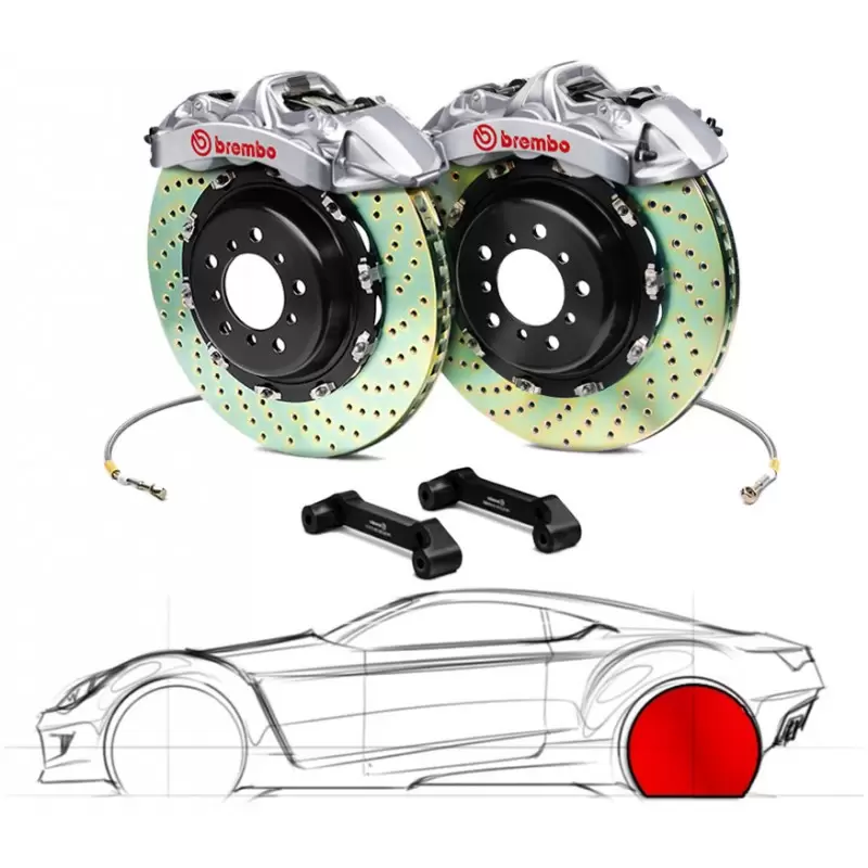 Brembo GT-R BMW E65/E66 7-Series (After 3/05 Production) 2P1.8008AR