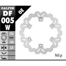 Galfer DF005W Brake Disco Wave Fixed