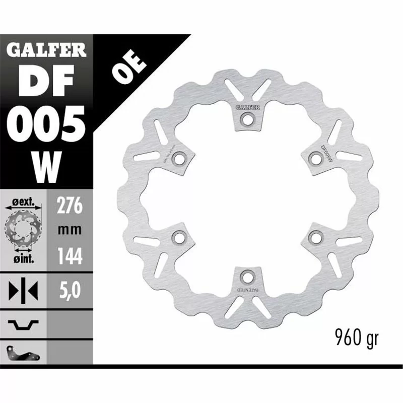 Galfer DF005W Disco De Frebo Wave Fijo