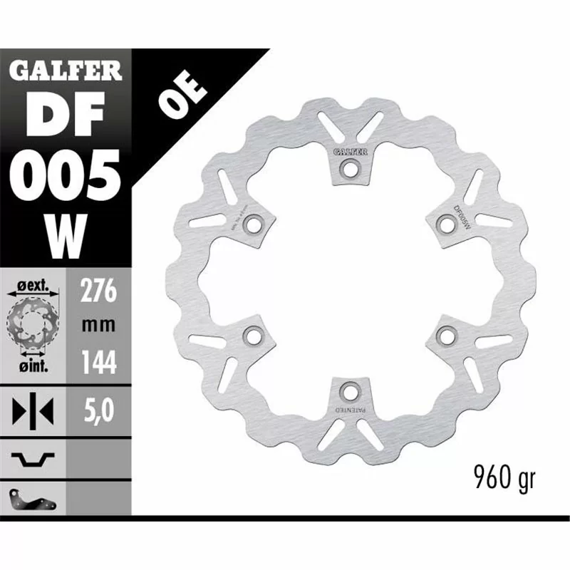Galfer DF005W Disco Freno Wave Fisso