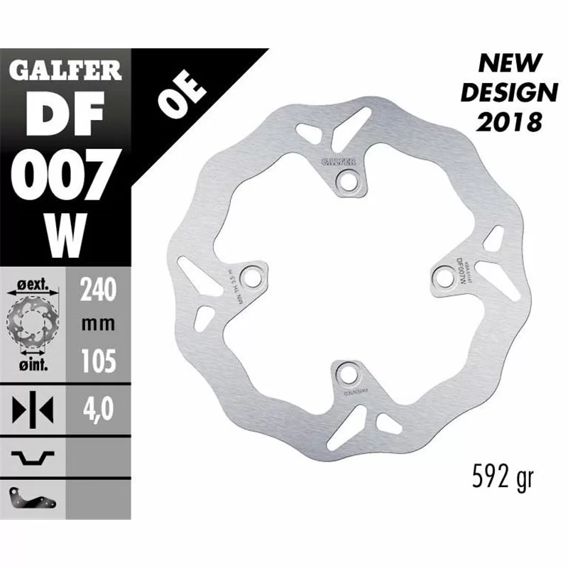 Galfer DF007W Disco De Frebo Wave Fijo