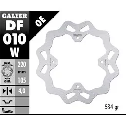 Galfer DF010W Brake Disco Wave Fixed