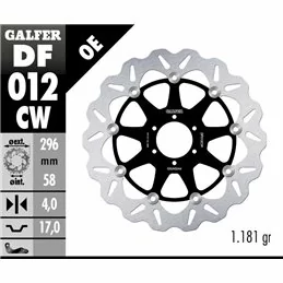Galfer DF012CW Brake Disc Wave Floatech