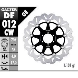 Galfer DF012CW Bremsscheibe Wave Floatech