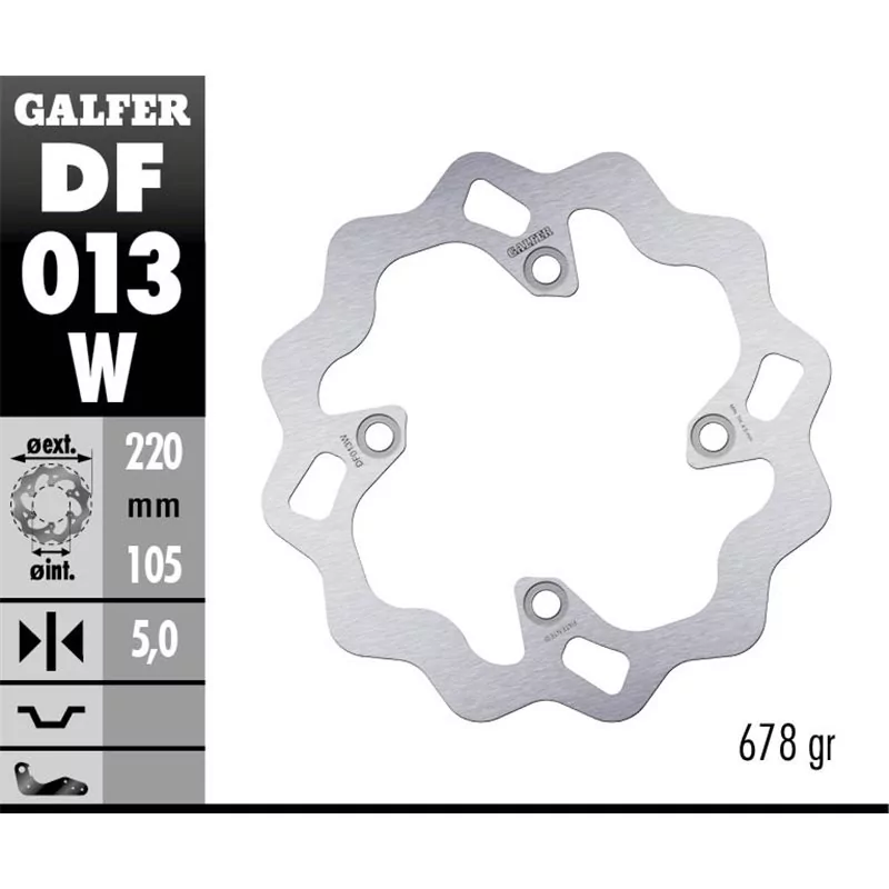 Galfer DF013W Disco De Frebo Wave Fijo