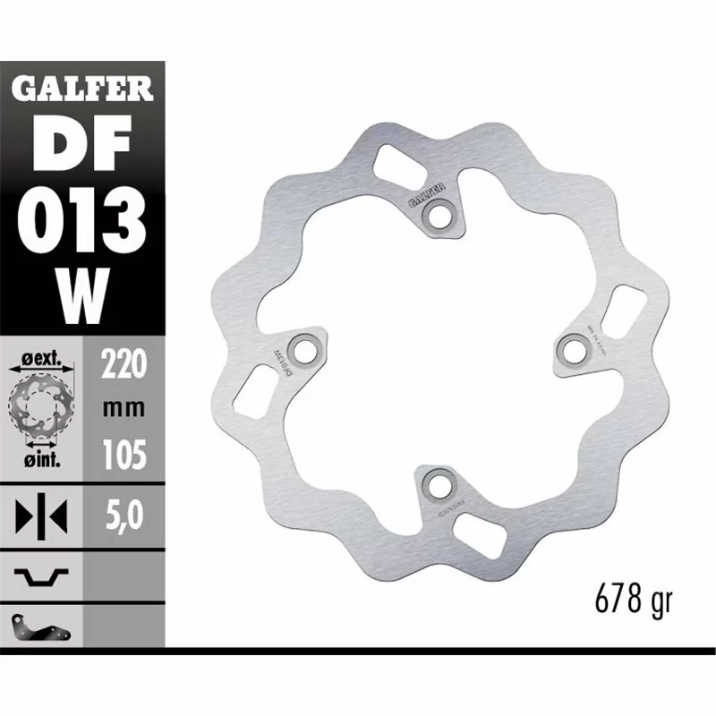 Galfer DF013W Disco Freno Wave Fisso