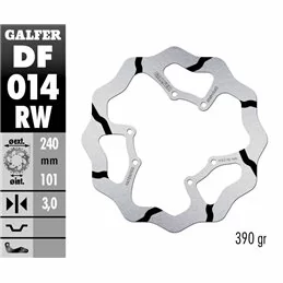 Galfer DF014RW Brake Disco Wave Fixed