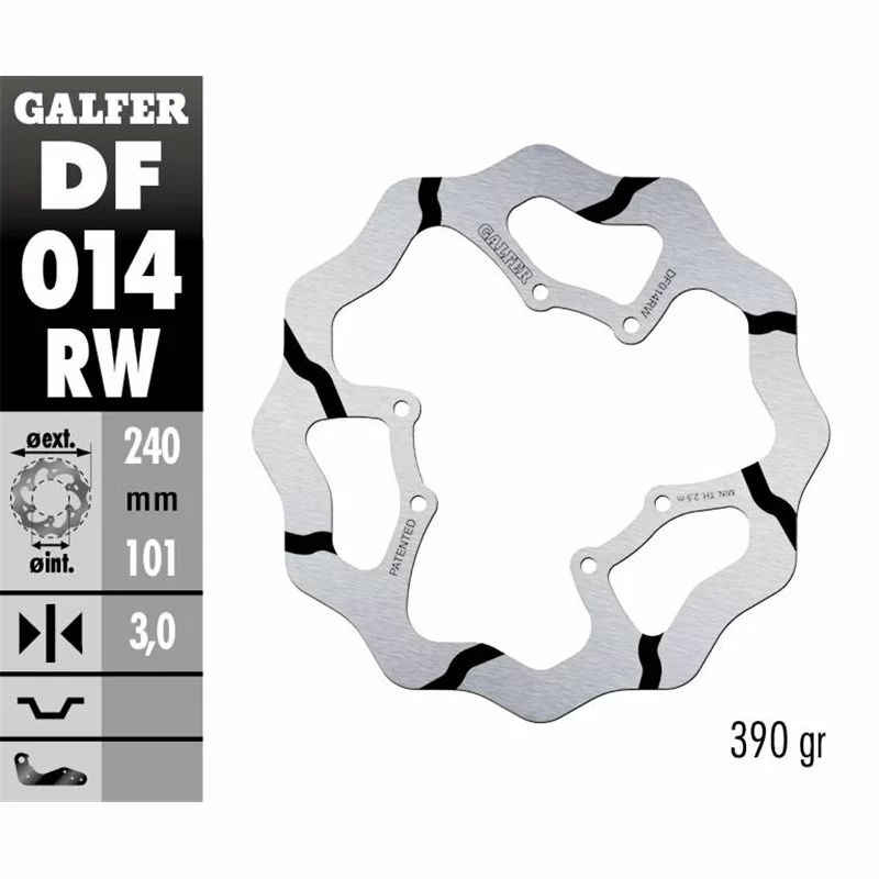 Galfer DF014RW Disco De Frebo Wave Fijo