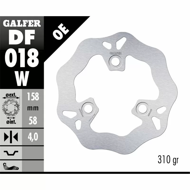 Galfer DF018W Disco De Frebo Wave Fijo