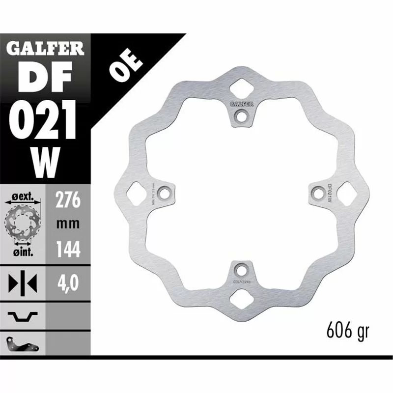 Galfer DF021W Brake Disco Wave Fixed