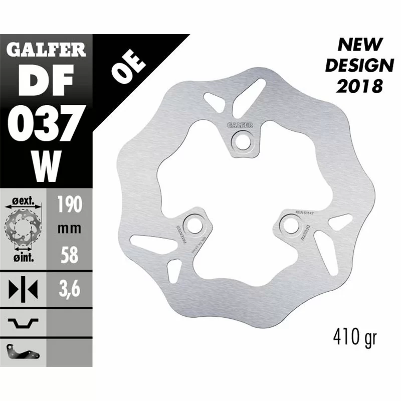 Galfer DF037W Disco De Frebo Wave Fijo