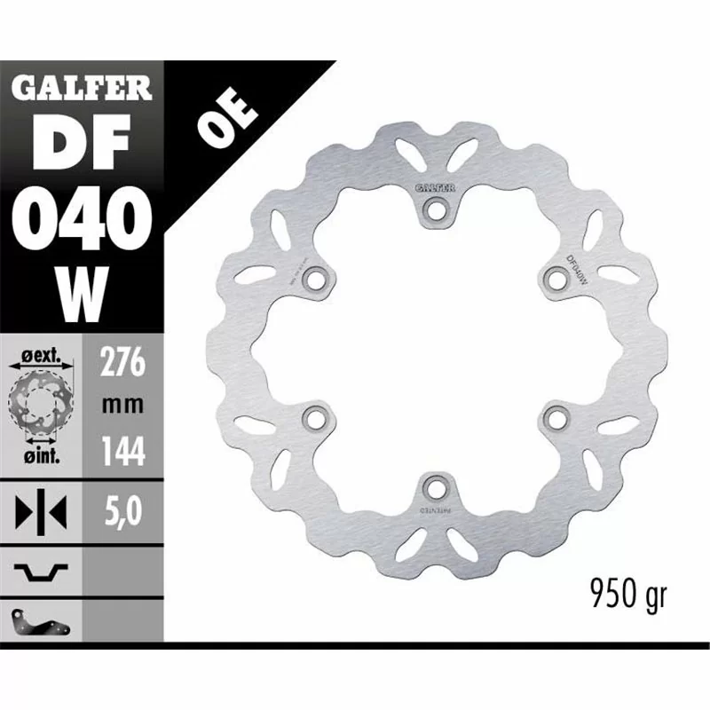 Galfer DF040W Brake Disco Wave Fixed