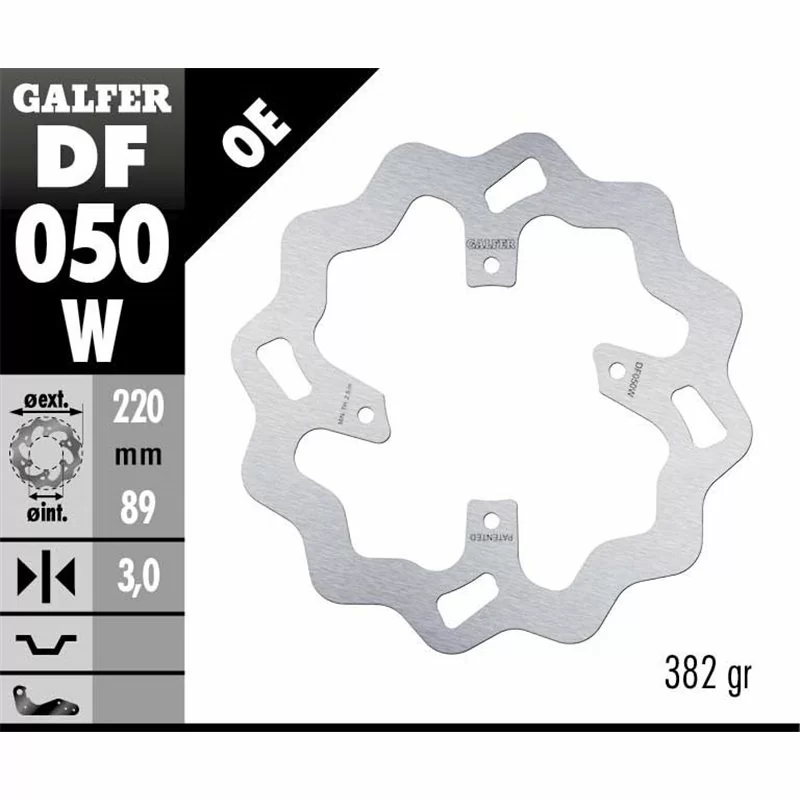 Galfer DF050W Brake Disco Wave Fixed