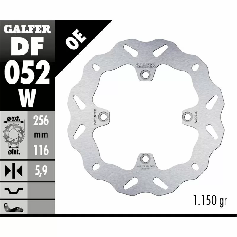 Galfer DF052W Disco Freno Wave Fisso