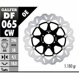 Galfer DF065CW Disque de Frein Wave Flottant