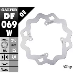 Galfer DF069W Bremsscheibe Wave Fixiert