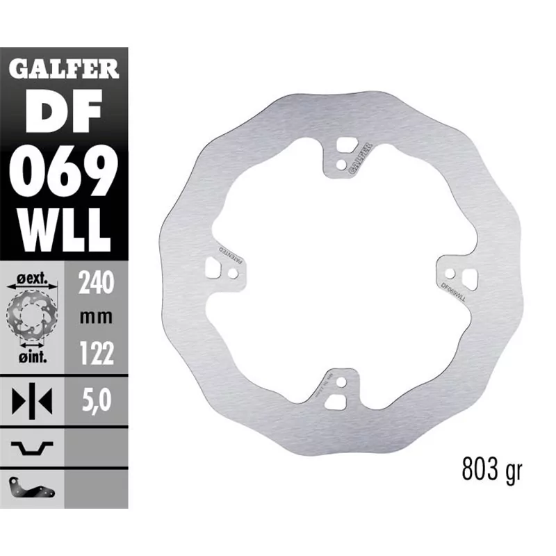 Galfer DF069WLL Disco Freno Wave Fisso Galfer DF069WLL Disco Freno Wave Fisso