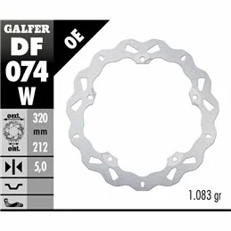 Galfer DF074W Brake Disco Wave Fixed