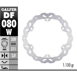 Galfer DF080W Disco De Frebo Wave Fijo