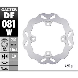 Galfer DF081W Disco De Frebo Wave Fijo