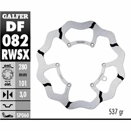 Galfer DF082RWSX Brake Disco Wave Fixed