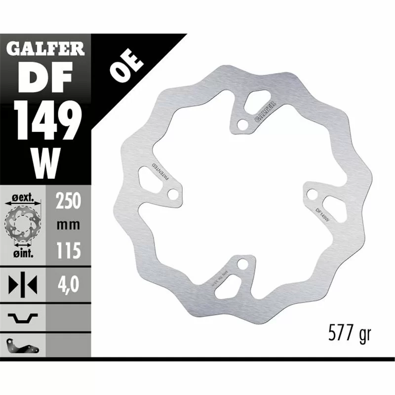 Galfer DF149W Disco De Frebo Wave Fijo