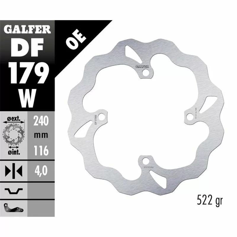 Galfer DF179W Disco De Frebo Wave Fijo