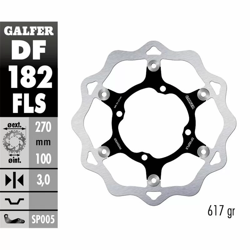 Galfer DF182FLS Disco de Freno Wave Flotante