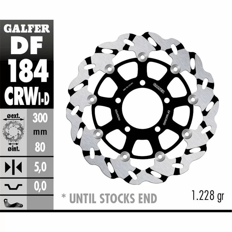 Galfer DF184CRWD Disco de Freno Wave Flotante