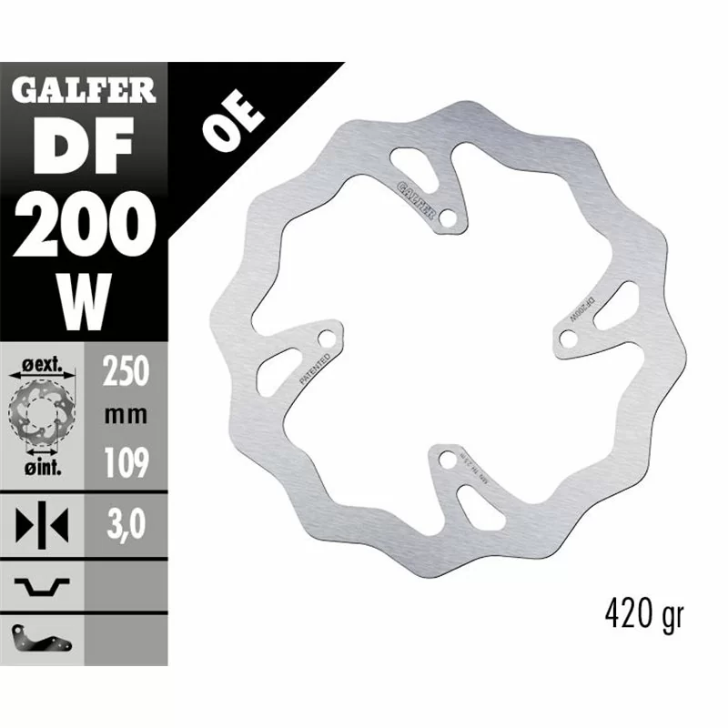 Galfer DF200W Disco De Frebo Wave Fijo