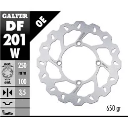 Galfer DF201W Disque De Frein Wave Fixe